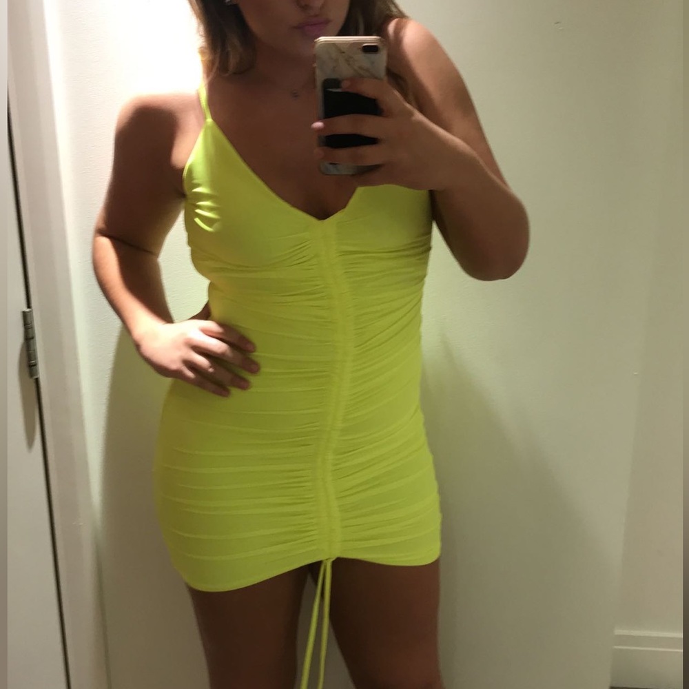 Tiger Mist yellow dress